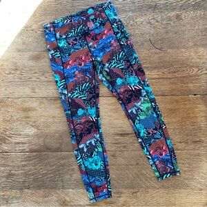 lululemon athletica Multicolor floral Patterned Leggings